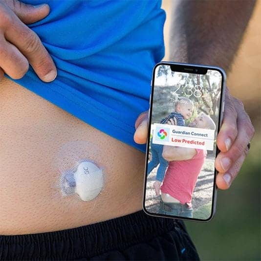Image of person using Medtronic